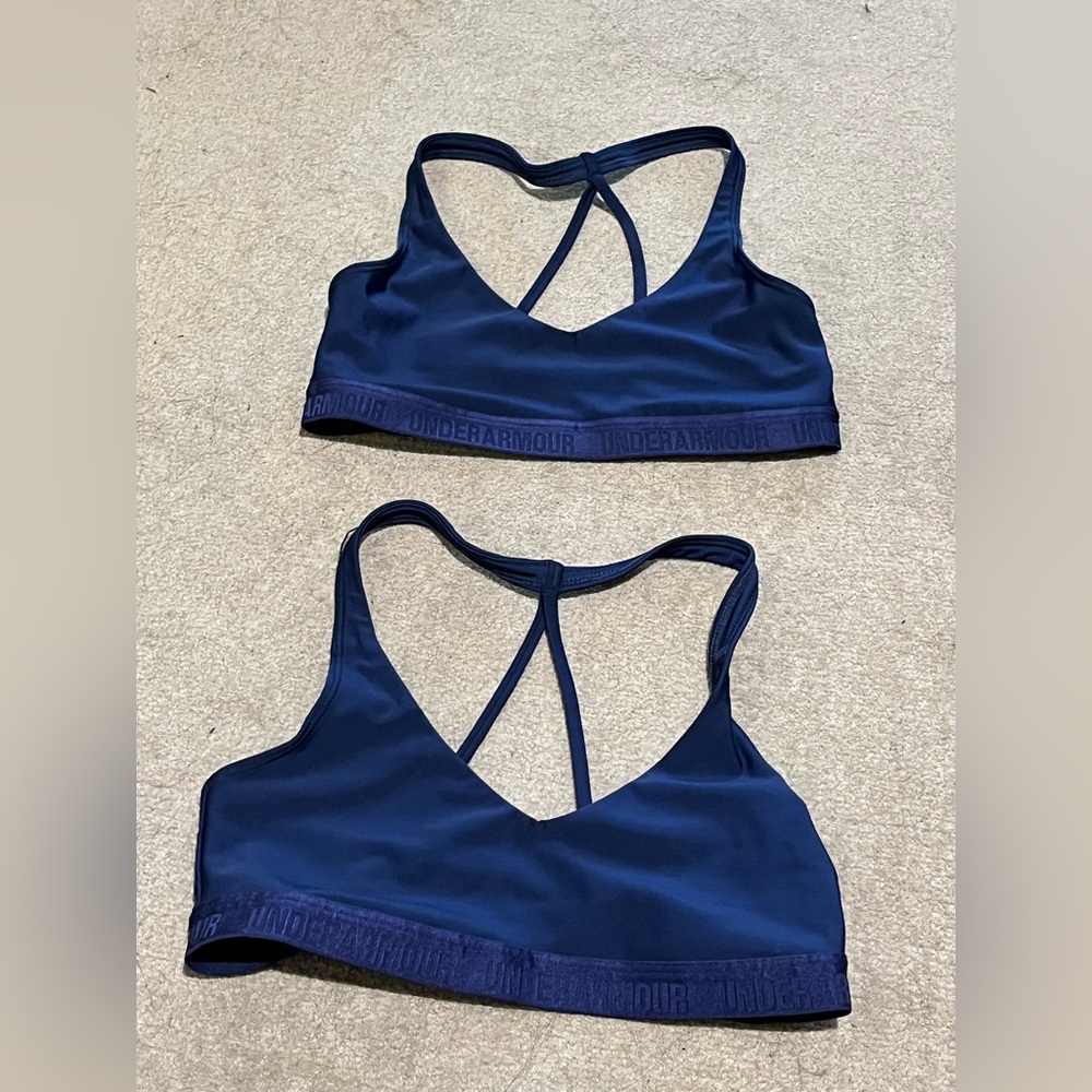 Under Armour Navy Sports Bra Size Small